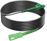 【Connexion de haute qualité】 : le câble blindé à fibre optique LC/APC vers SC/apc assure une connexion fiable et à faible perte. Il offre des performances de première classe et d'excellentes propriétés de transmission du signal.