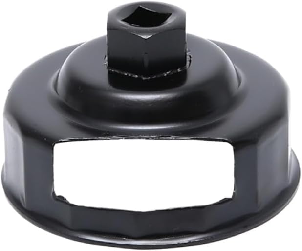 MUSM Oil Filter Wrench Socket for 76mm 14-Flute Oil Filter Cap Removal Compatible with Motorcycle Tools