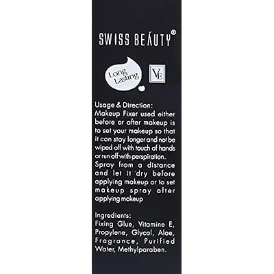 Swiss Beauty Makeup Fixer Natural With Aloe Vera and Vitamin E