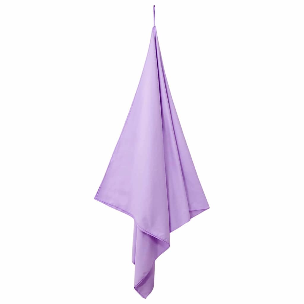 Toallas de deporte 2 unidades, color lila, 180 x 90 cm, poliéster, poliamida, secado rápido, absorbentes, suaves, para deportes, fitness, sauna, playa, viajes, con función de suspensión
