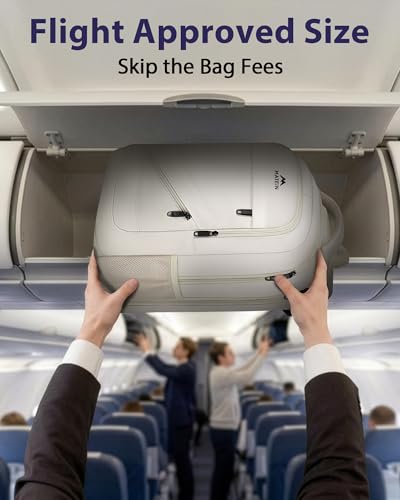 Image of MATEIN Extra Large Backpack for Women, 18 Inch TSA College Backpack with Multiple Compartments & Anti Theft Pocket, 50 L Fashion Work Computer Carryon for Business, Cream Beige