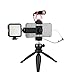 Smartphone Video Microphone Kit with LED Light,Phone Holder,Tripod Vertical & Horizontal Vlog YouTube Filmmaker Video Kit for iPhone 7 8 X XS MAX 11 Pro Samsung Huawe