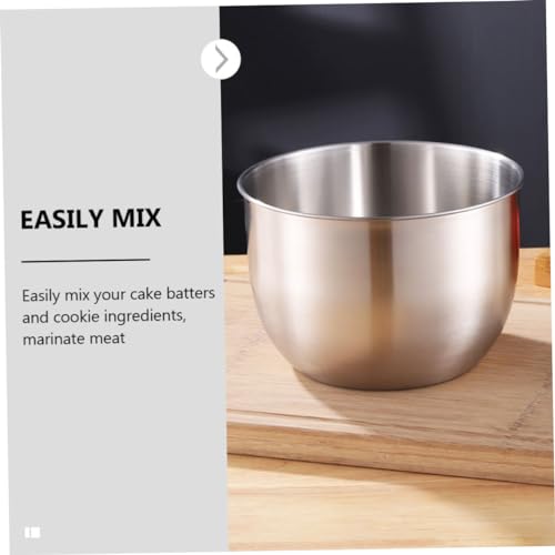 Cuenco para batir huevos multifuncional de acero inoxidable miniatura 4