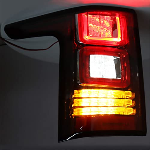Munirater 1-Pack Rear Left Led Tail Light Brake Lamp Assembly Replacement For 2013-2017 Land Rover Range Rover L405 Driver Side With Bulbs Lr061682 Lr061659 #TOP5