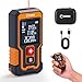 CIGMAN 80m Metro Laser,Misuratore laser da tasca con Retroilluminazione LCD,2mm...