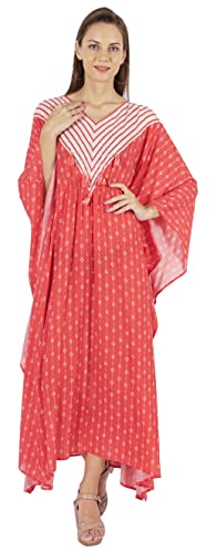 Moomaya Gedruckt Caftan Kleid Maxi Kleid Fur Frauen Beachwear Party Kimono Cover Up Kaftan Cover