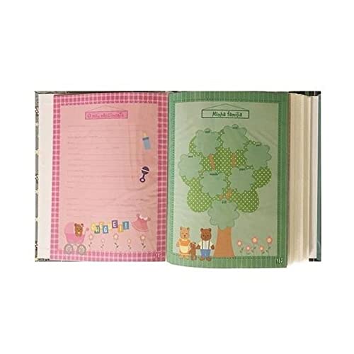 Album Infantil De Bebê para 200 Fotos 10x15 YES Ref.20024 (Rosa Escuro)