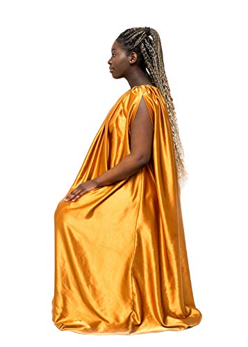 V Steam Gown (Gold), Bath Robe, Full Body Covering, Soft And Sleek Fabric, Eco-Friendly #TOP2