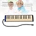 37 Key Melodica Instrument Piano, Double Soft Tubes, 2 Mouthpieces, Carrying Included, Ideal for Beginners and Professionals