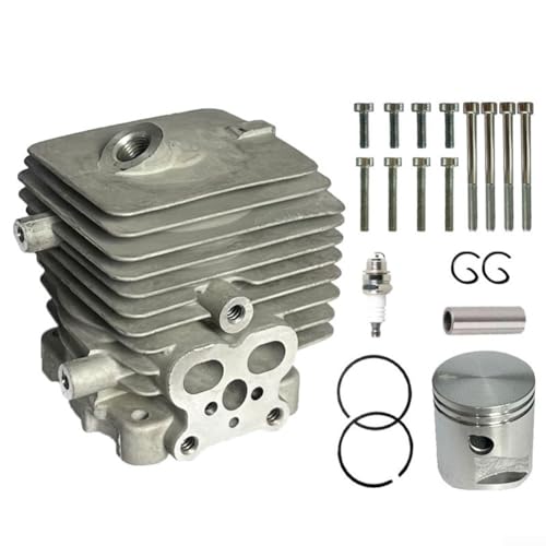 Conjunto de cilindro para BG56 y BG86, 4241 020 1203 pieza de repuesto, acero de 34 mm para kit de cilindro soplador de hojas compatible con modelos de ventilador