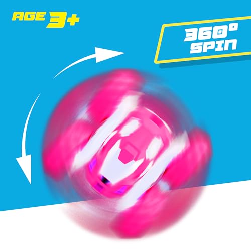 BLADEZ RPM RC Stunt Racer, Real Performance Machine, Radio Control Flip Racer, 360 Degree Spinning, High Speed, Pink/Green - Image 2