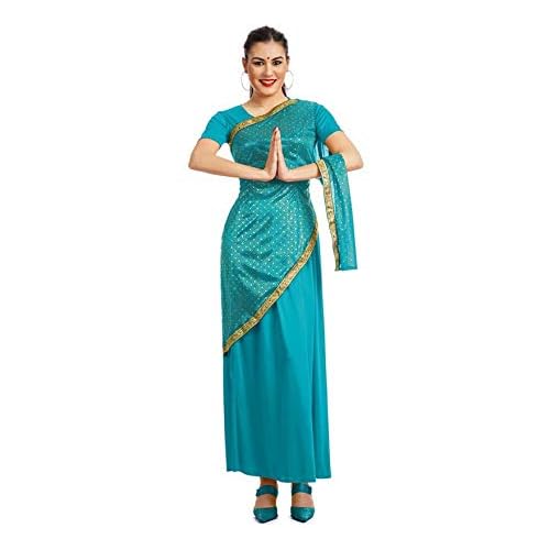 Kimokawaii DISFRAZ BOLLYWOOD INDIA TURQUESA (Talla M/L)