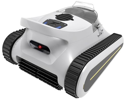 (2025 New) Cordless Pool Vacuum for Inground Pools, Automatic Smart Navigation Robotic Pool Cleaner, 3-in-1 Wall & Waterline Cleaning, Ideal for Inground & Above-Ground Pools Up to 2150 Sq.ft by Alifecxwwy - Used condition - US$236.69