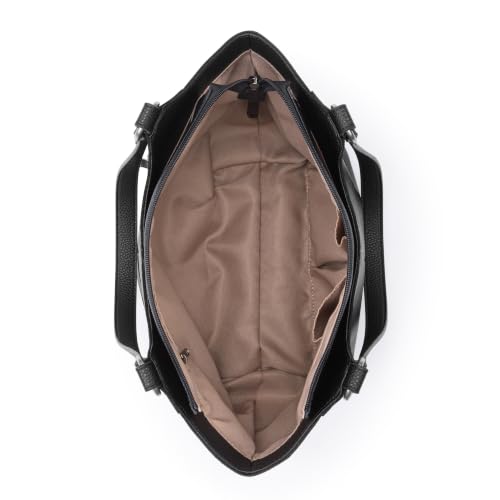 Image of The Sak Bolinas Leather Satchel - Spacious Shoulder Bag with Zip Closure
