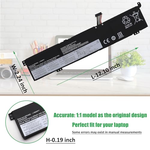 RHKRKQN L19M3PF7 Laptop Battery Replacement for Lenovo IdeaPad Gaming 3-15IMH05 3-15ARH05 Creator 5-15IMH05 Series Notebook 5B10Z19319 5B10Z19320 SB10Z19322 L19L3PF3 L19M3PD9 11.4V 45Wh by RHKRKQN - Image 5