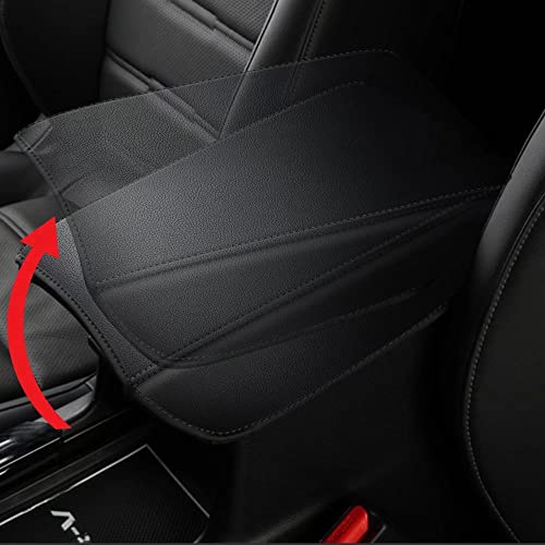 Diksoakr Customized Made Fit For Honda Crv 2017-2022 Center Console Armrest Cover, Vehical Interior Accessories, Waterproof And Easy To Clean, Simple And Practical (Black Line) #TOP2