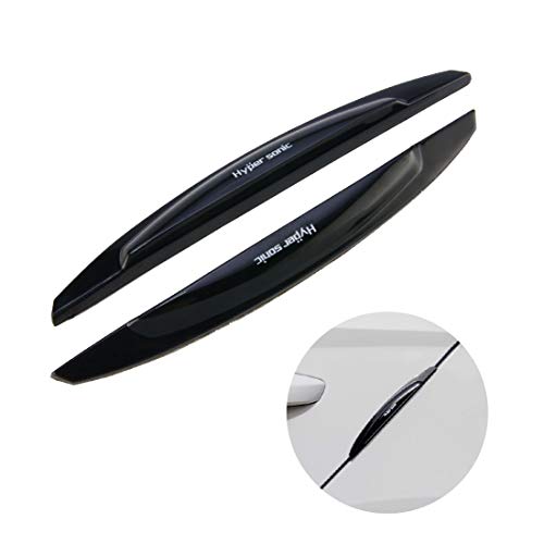 Protector de puerta de coche, protector de parachoques, negro, antiarañazos, universal, para puerta de vehículo, apto para todas las puertas de coche y camión, Hypersonic