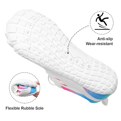 Image of XIHALOOK Athletic Hiking Water Shoes Womens Mens Quick Dry Barefoot for Beach Walking Kayaking Surfing Training
