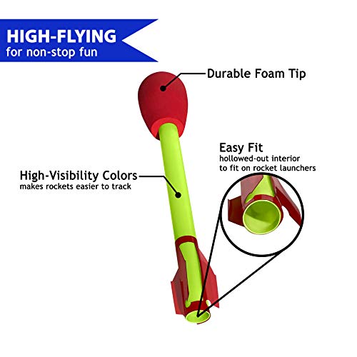 Botabee Toddler & Little Kids Replacement Basketball - for Little Tikes EasyScore Basketball Hoop Foam-Tipped Rocket Launcher Refills Compatible with Stomp Rocket Ultra Rocket Launcher