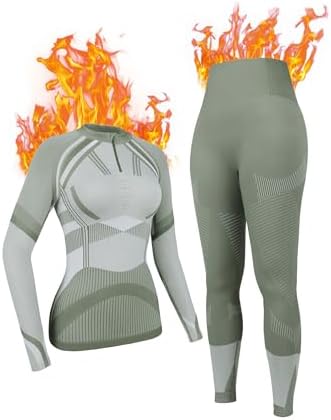 ATTRACO Womens Thermal Underwear Sets Long Johns Thermal Set Winter