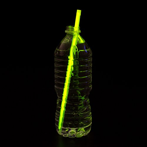 Astro Glow - Glow In The Dark Drinking Straws - 25 Pack - 9 Bright Assorted Colors - Glows Up To 8 Hours - Guaranteed Satisfaction - Perfect Glow Straws For Any Party #TOP23