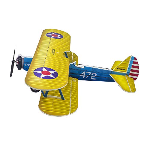 Biplano Stearman PT-17 Kaydet E2502 micro avión RC de 4CH para interior 4
