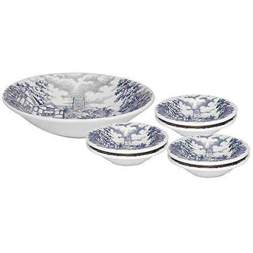 Conjunto Sobremesa 7 Peças Cena Inglesa