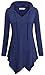 Fashion Tunics for Women,Tencole Spring Active Comfy Pullover Tops Blue 2XL