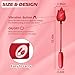 The New Rose 2 in 1 Adult Tool Waterproof Modes Toy Electric Function Machine Party Birthday Gifts-US in Stock.rSG1019, Red