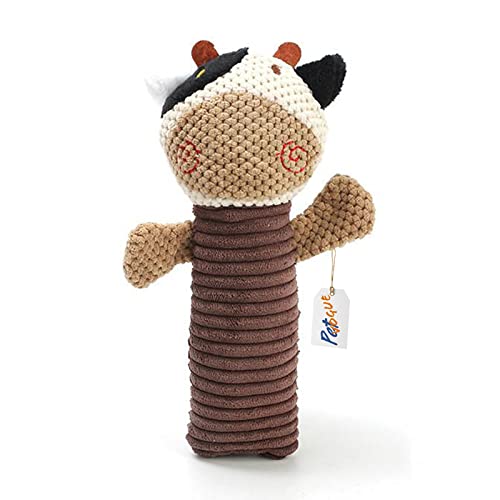 PetVogue Plush Bear for Pets, Rope Plush Toy for Dogs | Non-Toxic, Soft, Stuffed Interactive Cute Squeaky, Teething Rope Dog Toys for Small to Medium Dogs