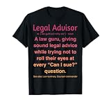 Asesor Legal Divertido Camiseta