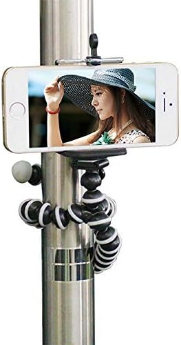 Asien (TM) Octopus Tripod with Adapter for Gopro Hero 3+/3/2/1 - Black + White