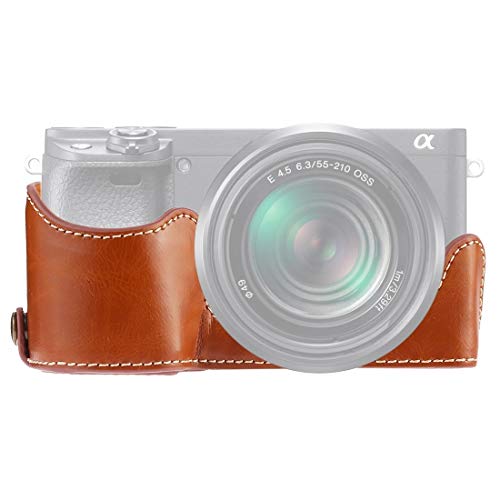 �J�����A�N�Z�T���[ �\�j�[A6400 / ILCEA6400�p1/4�C���`�X���b�hPU���U�[�J�����n�[�t�P�[�X�x�[�X �J�����A�N�Z�T���[ (�F : Brown)