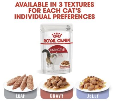Image of Royal Canin Adult Instinctive Wet Cat Food, Pack of 24 Pieces, Supports Immunity System & Digestion