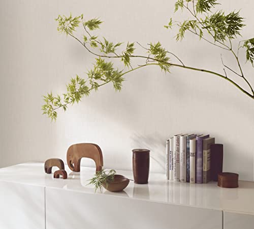 Marburg Tapete Vlies Uni Textil Struktur hellgrau Botanica 33325