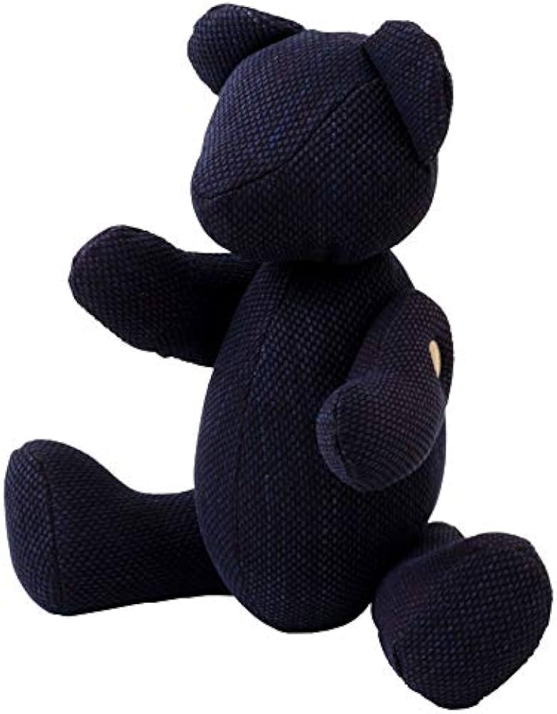Amazon.co.jp: 小島屋藍染めベア・あいくま剣道素材の刺子織／紺武州正