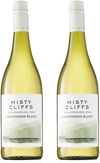 Misty Cliffs Premium Non-Alcoholic Sauvignon Blanc Wine (2 pack)
