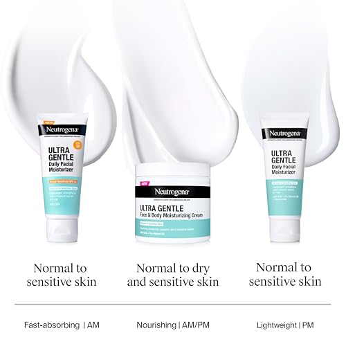 Neutrogena Ultra Gentle Daily Face Moisturizer, Fragrance-Free, 3.4 fl. oz - image 6