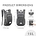 G4Free Mochila pequeña plegable de 10 Imagen de G4Free Mochila pequeña plegable de 10