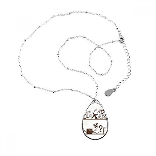 Collier paper plane pendentif teardrop une idée cadeau poétique