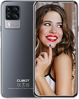 CUBOT Mobile Phone, X50 SIM Free Unlocked Smartphone, Android 11, 6.67inch Large Screen, 4500mAh Battery, 64MP Quad Camera, 4G Dual SIM, Octa-core 8G+256G, Fingerprint/Face Unlock, NFC-Black