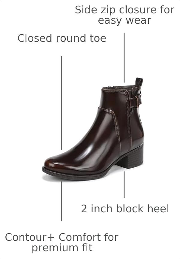 Naturalizer Women's Kona Ankle Boot English Tea 9.5 W by Naturalizer - Used condition - Image 3
