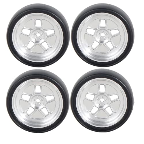 RC Cars Models Parts for Ldrc AE86 A86 LD1801 LD1802 LD1803 LD1804 A01 A02 1/18 Metal 32mm Hard Drift Tire Wheel Hard Tyre RC Car Upgrade Parts(SB)