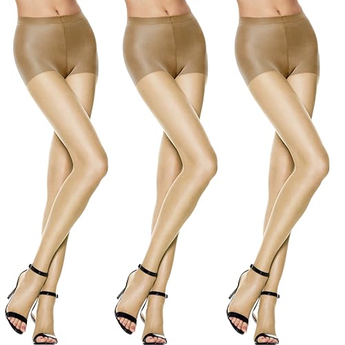 Image of Hanes Silk Reflections Women's Control Top Toeless Ultra Sheer Pantyhose with Run-Resist