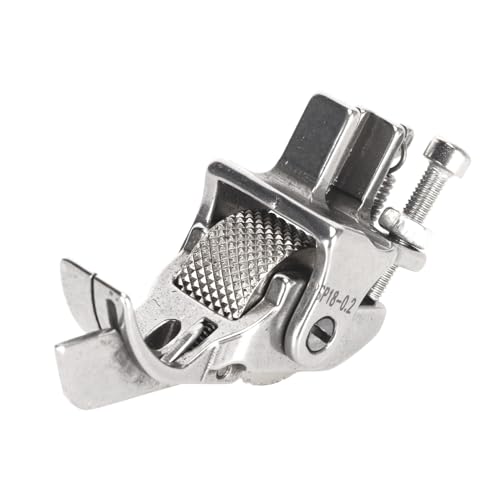 Metal Wheel Presser Foot Stainless Steel Twist Roller Presser Foot for Industrial Sewing Machines Curtain Sofa Velvet Durable Lightweight Compact Design 3.2x4.5cm