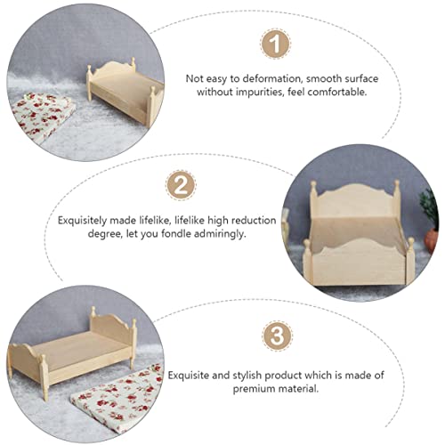 TOYANDONA 1 Peça Miniaturas Simples Miniaturas: Modelo de Móveis de Quarto de Quarto-/ Para Acessóri