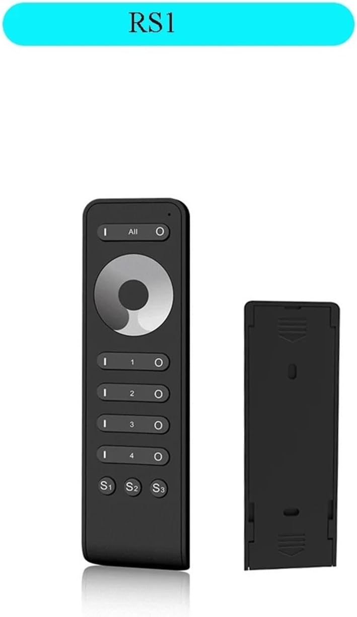 4 Zone Dimming Kit V1 Single Color LED Dimmer DC 5V 12V 24V 36V Push Pull Dimming 13 Keys Touch Wheel 2.4G Remote Control RS1(RS1 Only)
