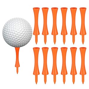 Zocipro 100 Pcs 70mm Plástico tee Golf, Durable tee Golf de