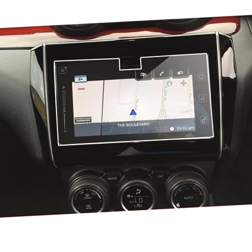 Écran LCD de film de protection de navigation GPS en verre trempé anti-reflet Suzuki Swift