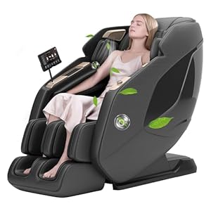 Real Relax 4D-Massagesessel,Ganzkörper... mit SL-Track,Yoga-Stretching,UI...